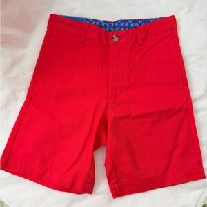 J Bailey Boys Pete red twill shorts boys 8